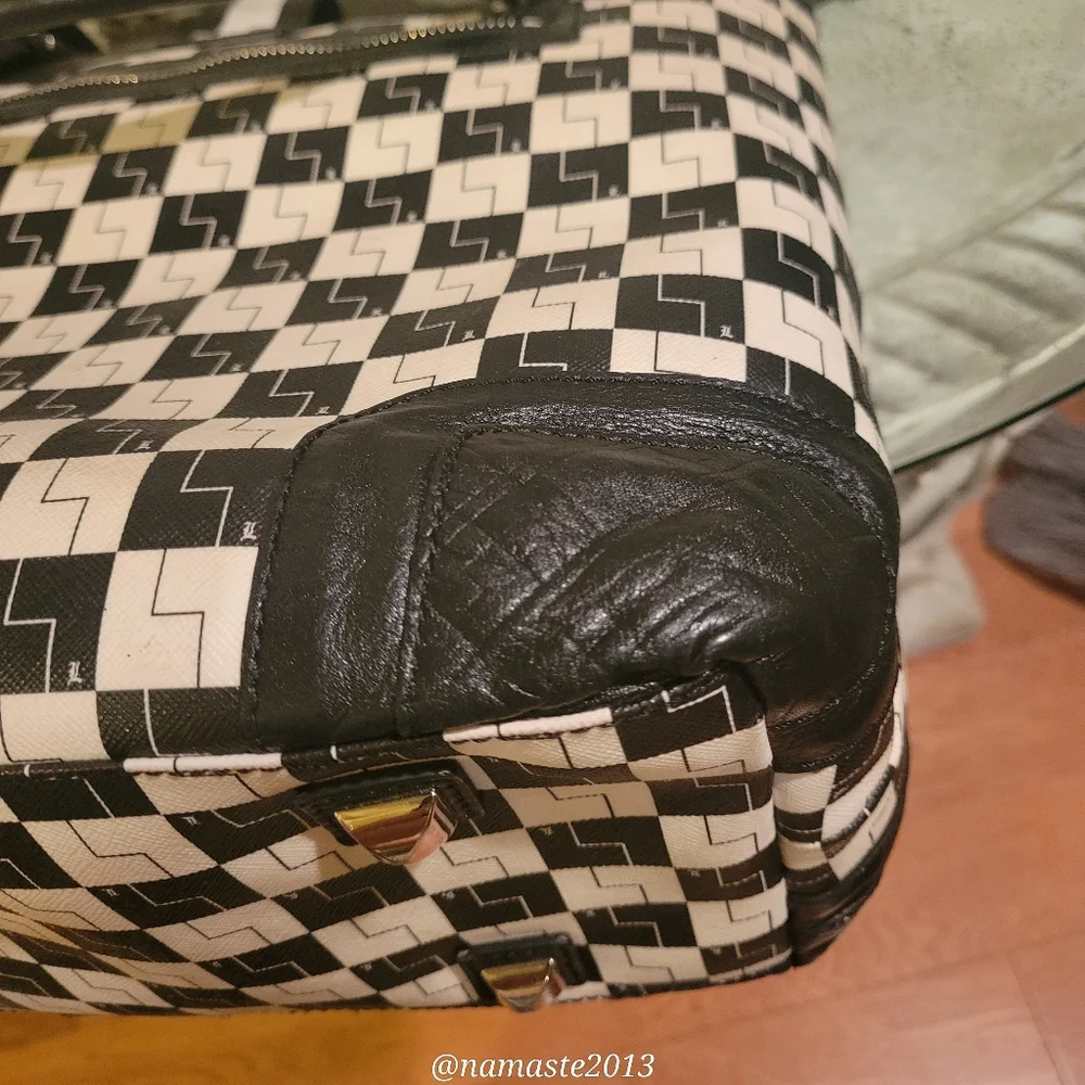 L.A.M.B. Gwen Stefani Westfield Checkerboard Tote Luxury Designer Handbag #523 - Picture 17 of 17